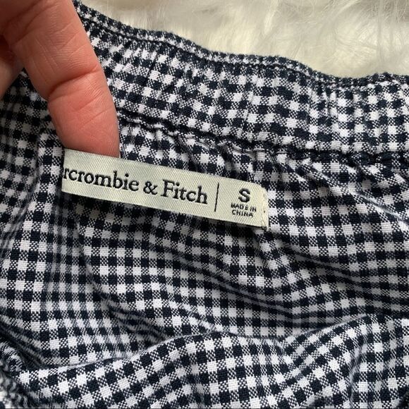 Abercrombie & Fitch Off the Shoulder Gingham Top - Picture 3 of 11